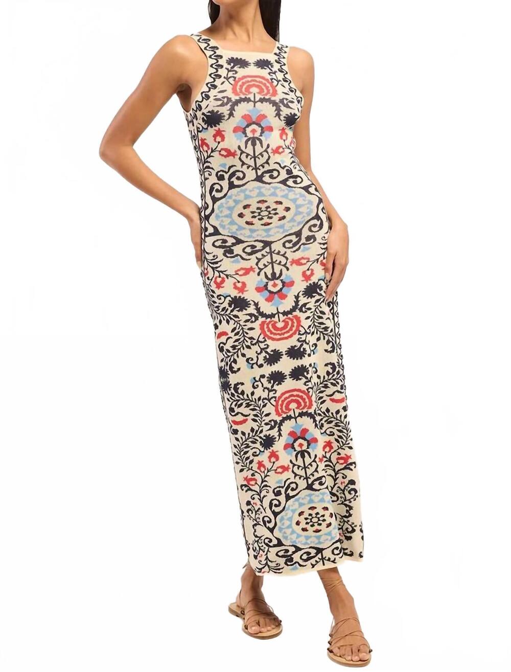 NEW MISA LOS ANGELES sariah dress in summer tapestry